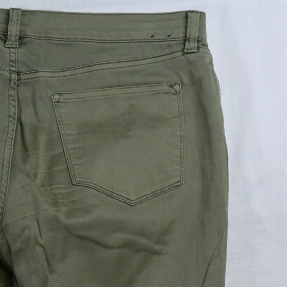 J.CREW 28 Skinny Olive Green Brushed Stretch Denim Jeans - Picture 5 of 7
